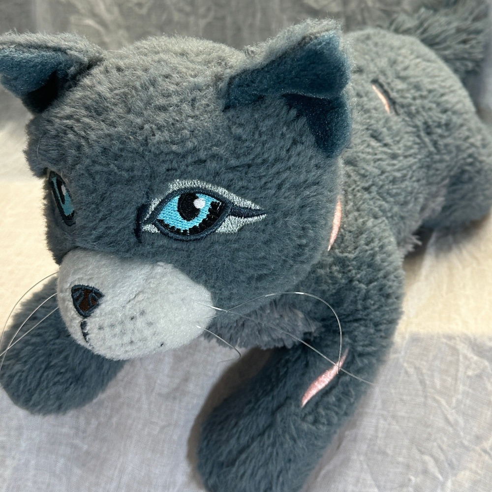 Warrior Cats Bluestar Plush Blue Gray Cat 12 Inch Smash Industries WC538PL310